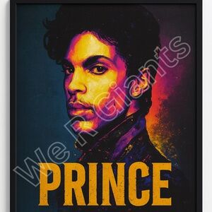 PRINCE POSTER  11x117 Prince Pop Star FRAMED Poster